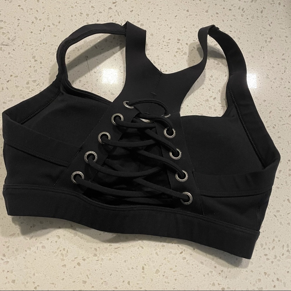 Black Lorna Jane sports bra - size XS